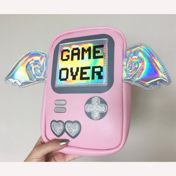 Handbags - GAME OVER Gamer Pink Video Game Cosplay Handbag